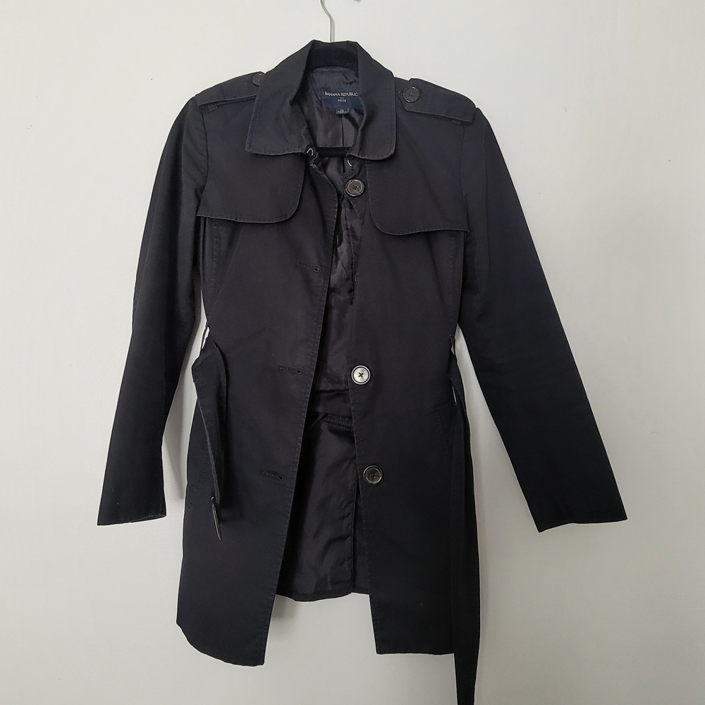 Banana Republic Women's Dark Trench Coat
